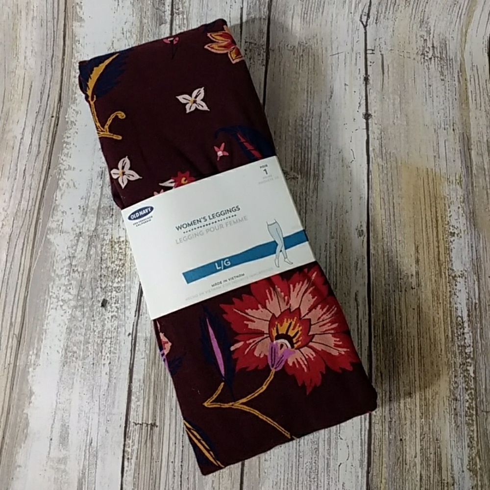 Floral leggings - Large